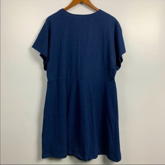 Madewell Cross-Front Flutter-Sleeve Mini Dress - Picture 5 of 8